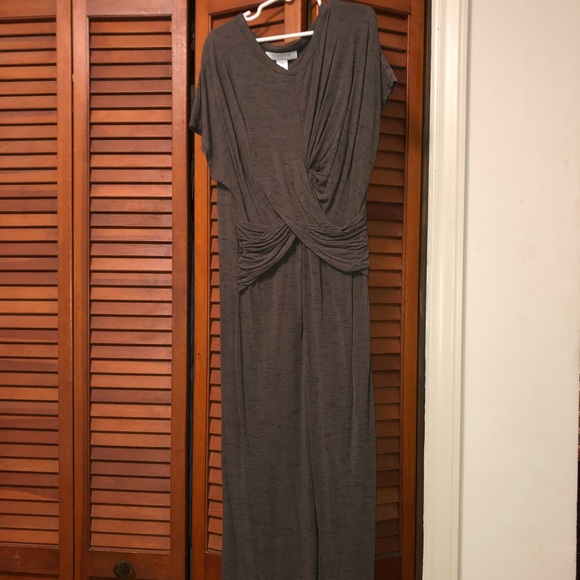 Green maternity dress - Picture 2 of 4